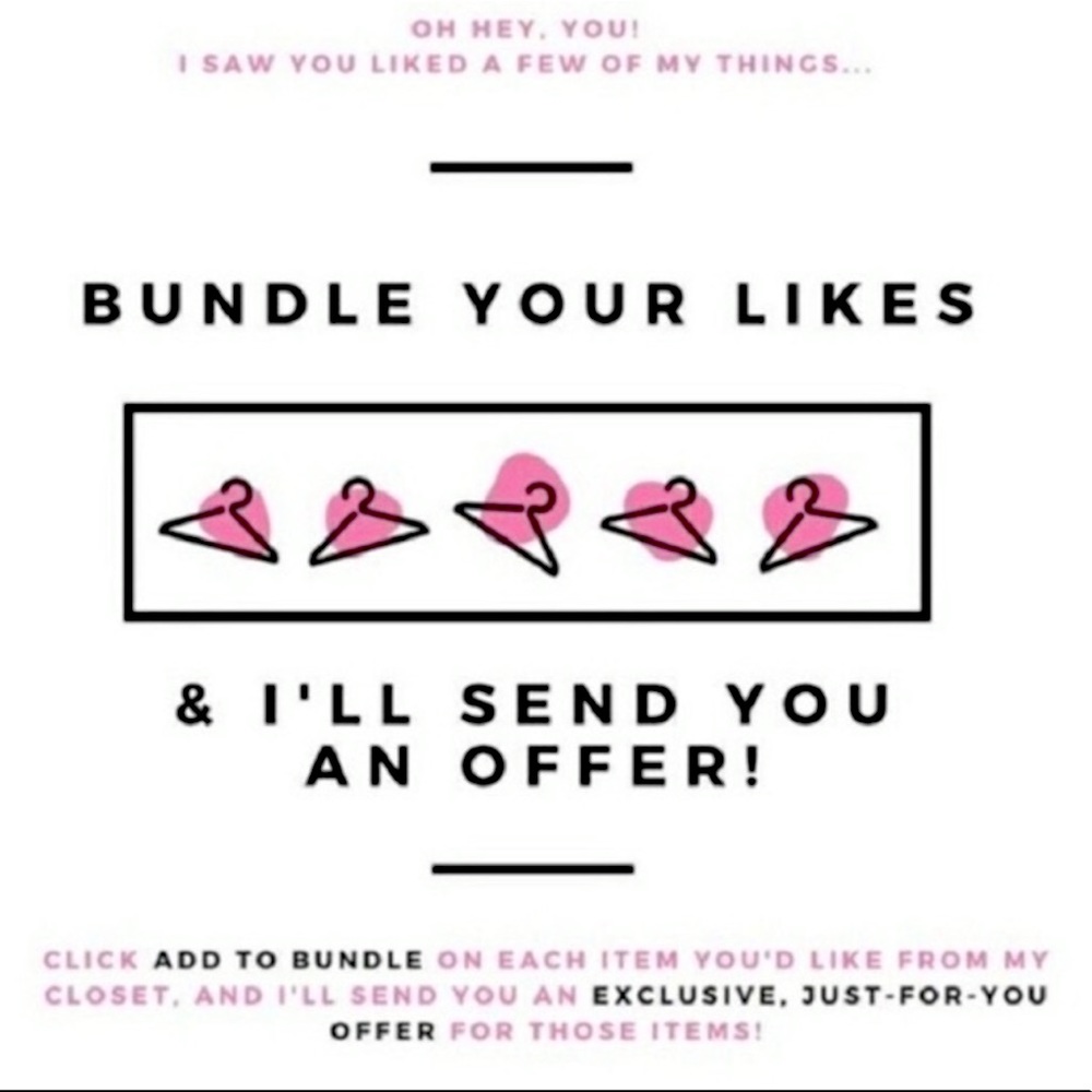 Bundle All Your Likes And I’ll Send an Offer